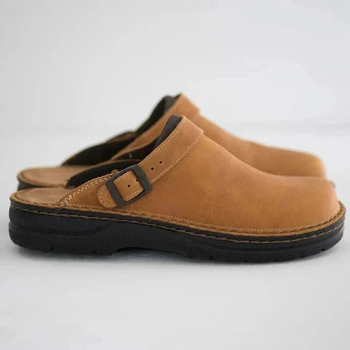 Ledersandalen - Orthopädisch - Ergonomisch - Pantoletten Schuhe - Herrenschuhe-HauteBerlin