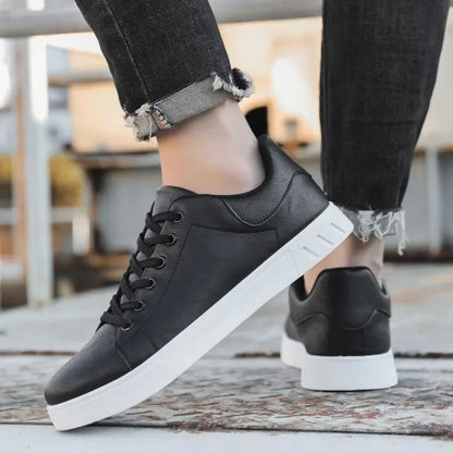 Ledersneakers | Lässig | Schnürsenkel | Trendy Sneakers | Herrensneakers-HauteBerlin