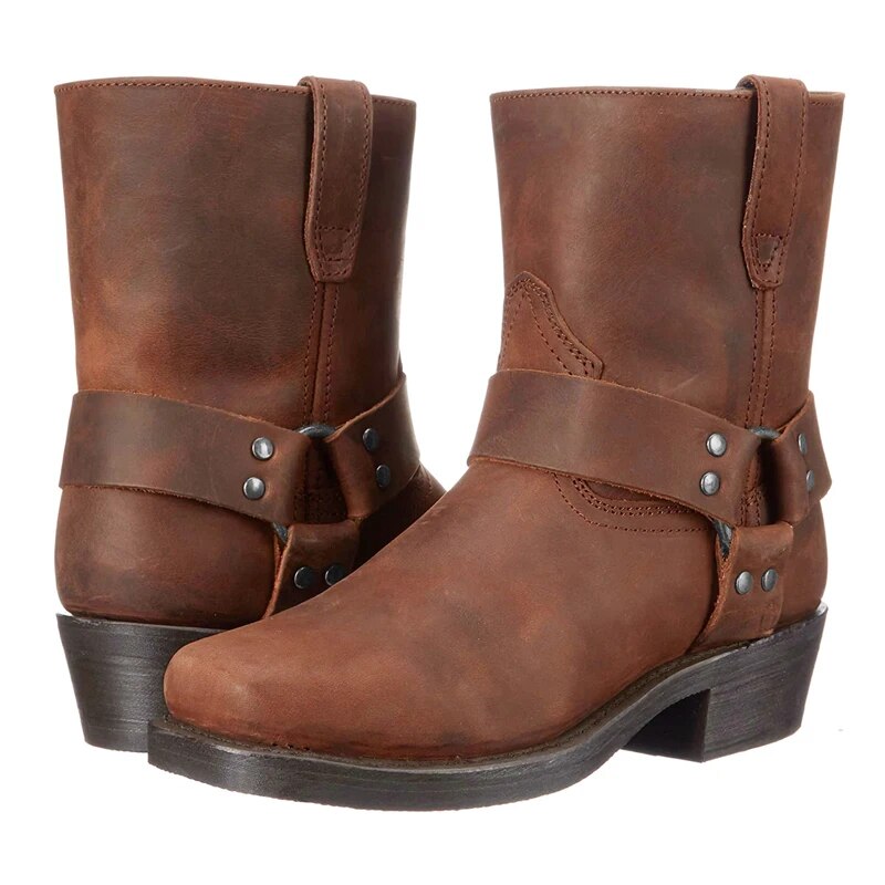 Lederstiefel | Western | Reißverschluss | Cowboystiefel | Herrenstiefel-HauteBerlin