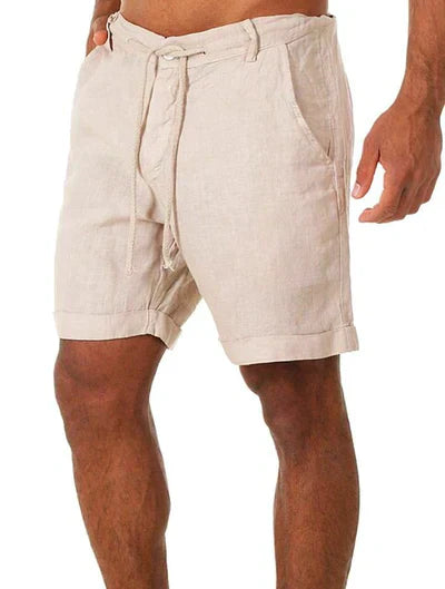 Leinen-Shorts – Leichte Baumwoll-Shorts für Männer für den Sommer-Chaps Herrenmode