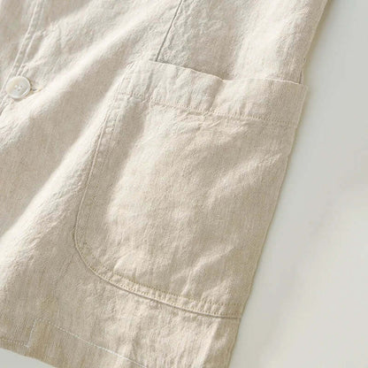 Leinenblazer – Leichte, lässige Einreiher-Blazerjacke für Herren-HauteBerlin