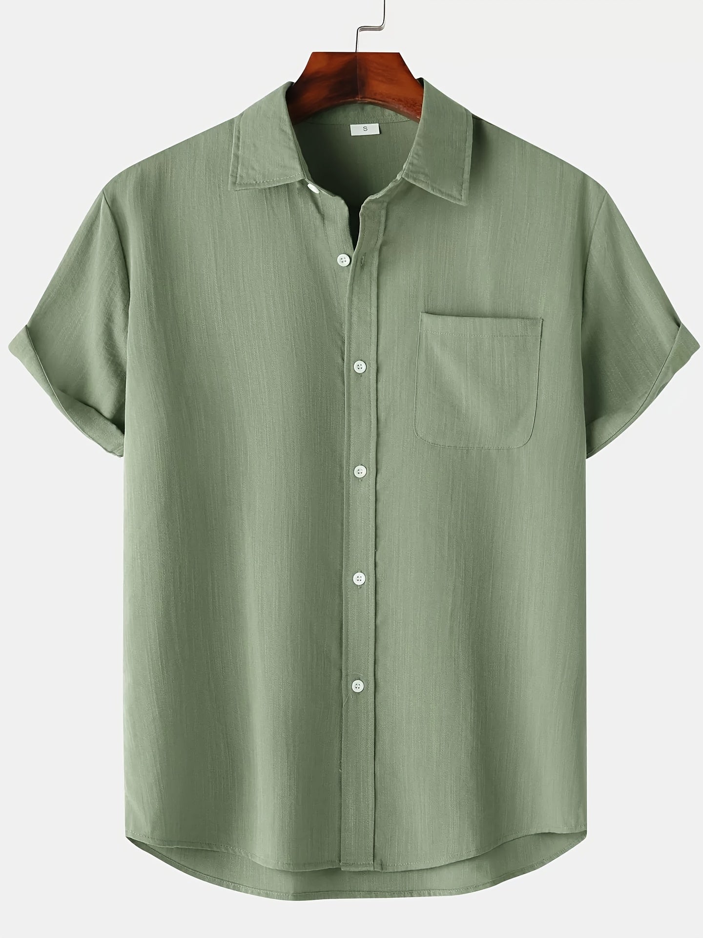 Leinenhemd - Kurzarm - Button-Up - Sommerhemd - Herrenhemden-HauteBerlin