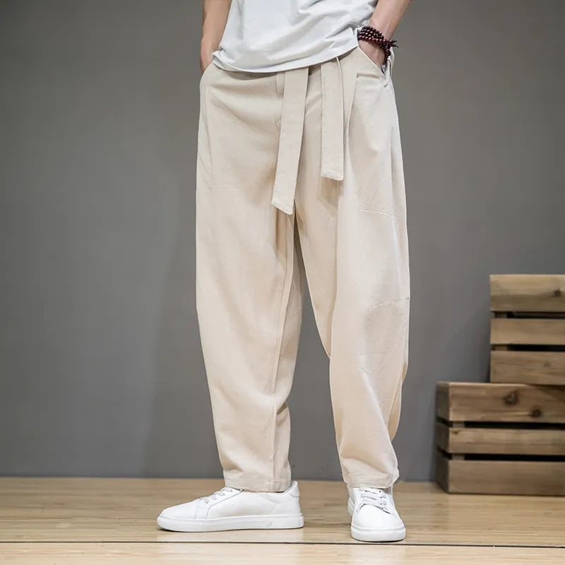 Leinenhosen | Loose Fit | Lightweight | Baggy Pants | Herrenhosen-HauteBerlin