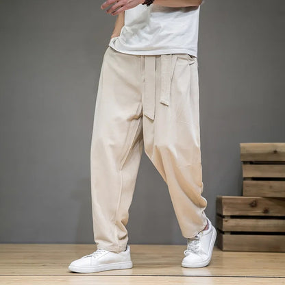 Leinenhosen | Loose Fit | Lightweight | Baggy Pants | Herrenhosen-HauteBerlin