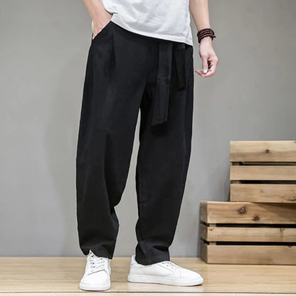 Leinenhosen | Loose Fit | Lightweight | Baggy Pants | Herrenhosen-HauteBerlin