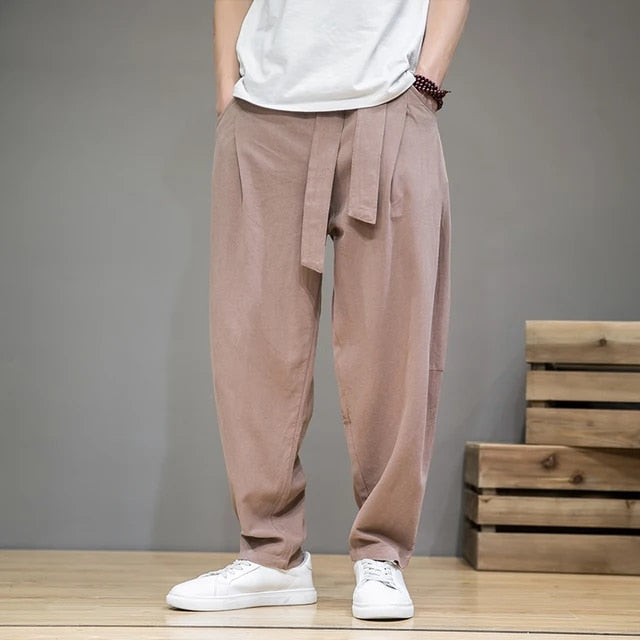 Leinenhosen | Loose Fit | Lightweight | Baggy Pants | Herrenhosen-HauteBerlin