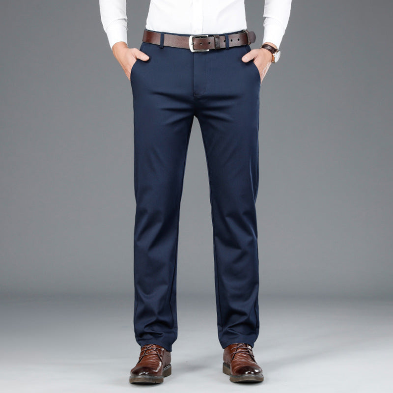 Lockere Hosen | Smart Casual | Gerader Schnitt | Anzughosen | Herrenhosen-HauteBerlin
