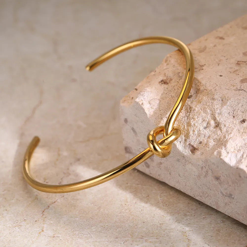 Manschettenarmband | Silber | Gold | Knotenarmband | Damenarmband-HauteBerlin