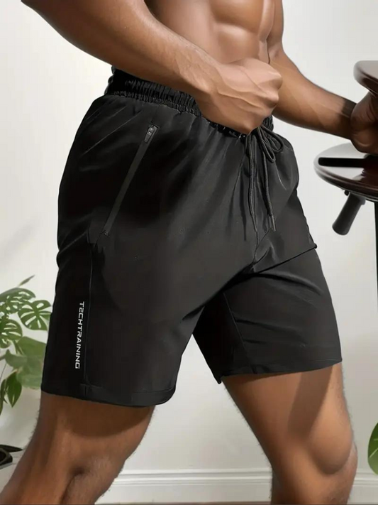 Nikos Workout Shorts | Schnell trocknende Sportshorts für Männer-Chaps Herrenmode
