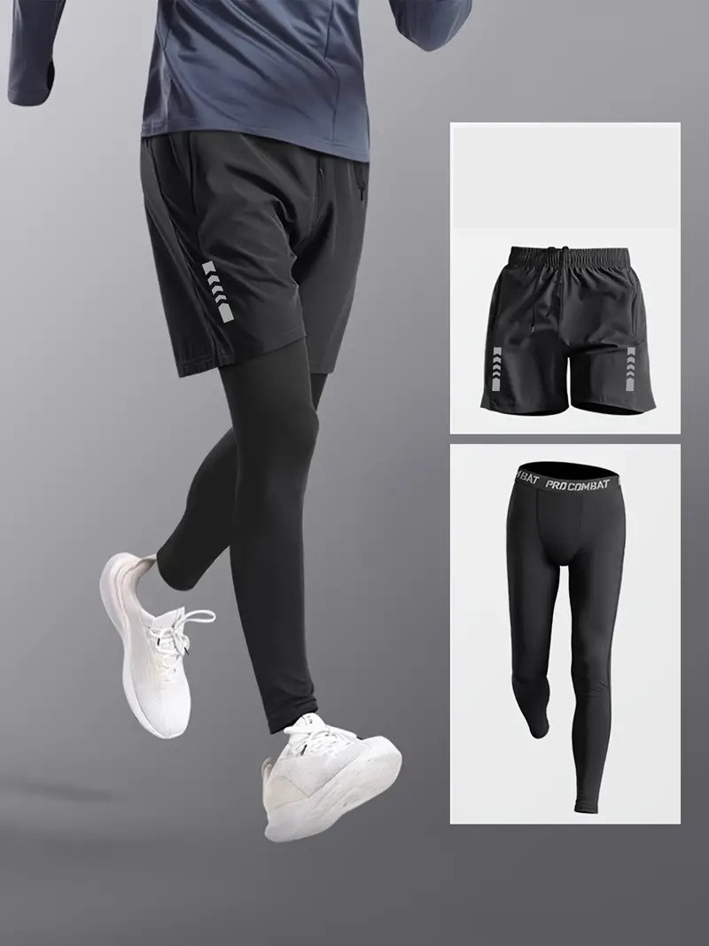 Norri Sportmode | Herren Leggings & Shorts Set-Stil 3-S-HauteBerlin