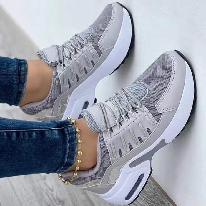 SanaStep – Orthopädische Damen Komfortschuhe mit Fußgewölbeunterstützung-Grau-35-HauteBerlin