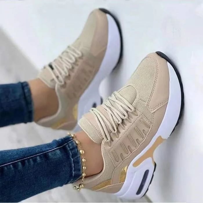 SanaStep – Orthopädische Damen Komfortschuhe mit Fußgewölbeunterstützung-Beige-35-HauteBerlin