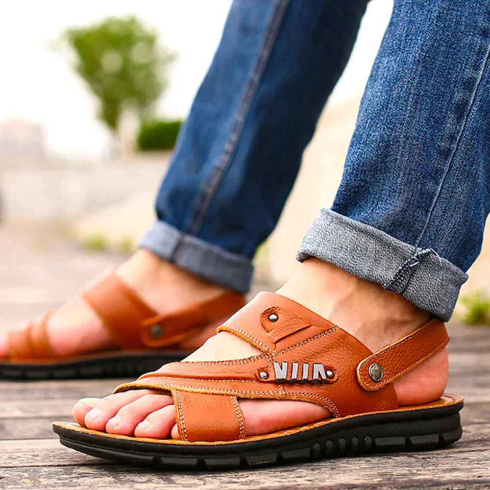 Orthopädische Sandalen - Ergonomisch - Rutschfest - Wanderschuhe - Herrensandalen-HauteBerlin