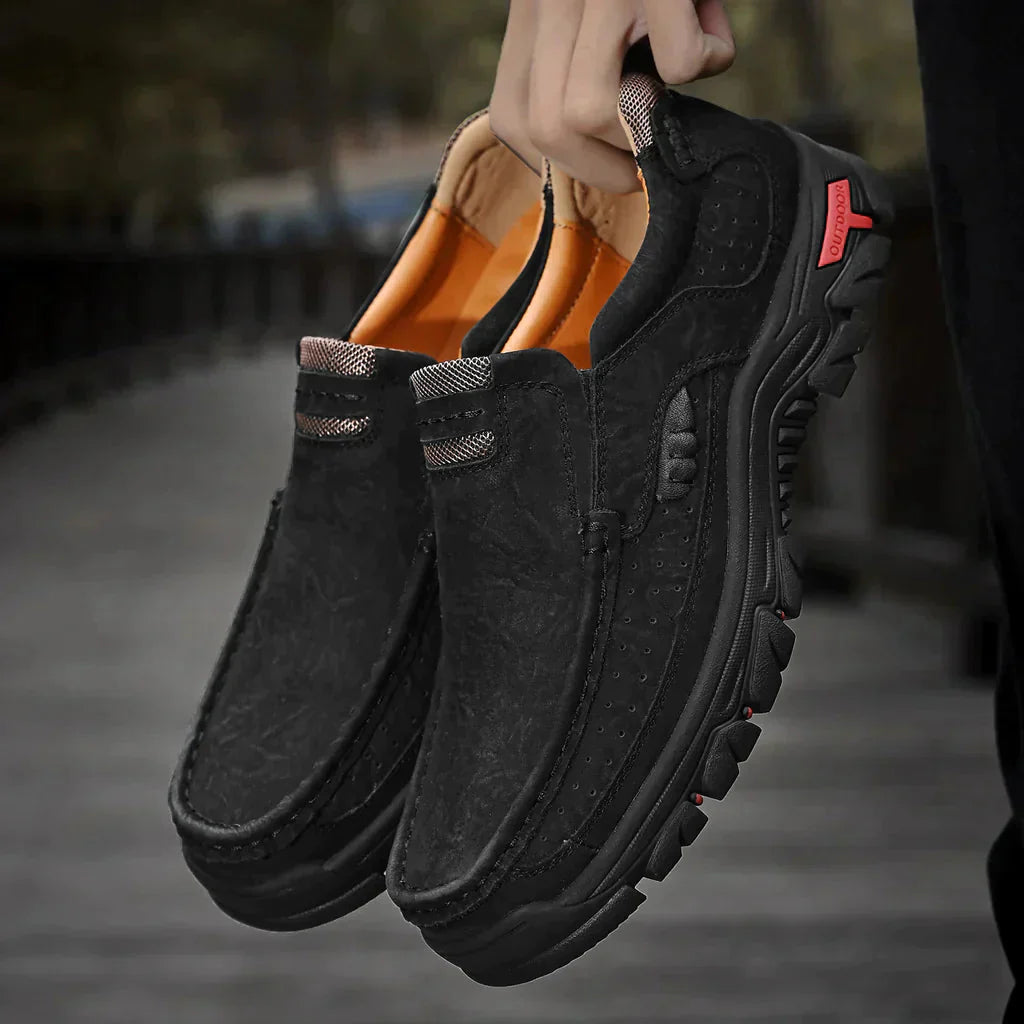 Orthopädische Schuhe - Ergonomisch - Rutschfest - Slip-On Schuhe - Herrenschuhe-HauteBerlin