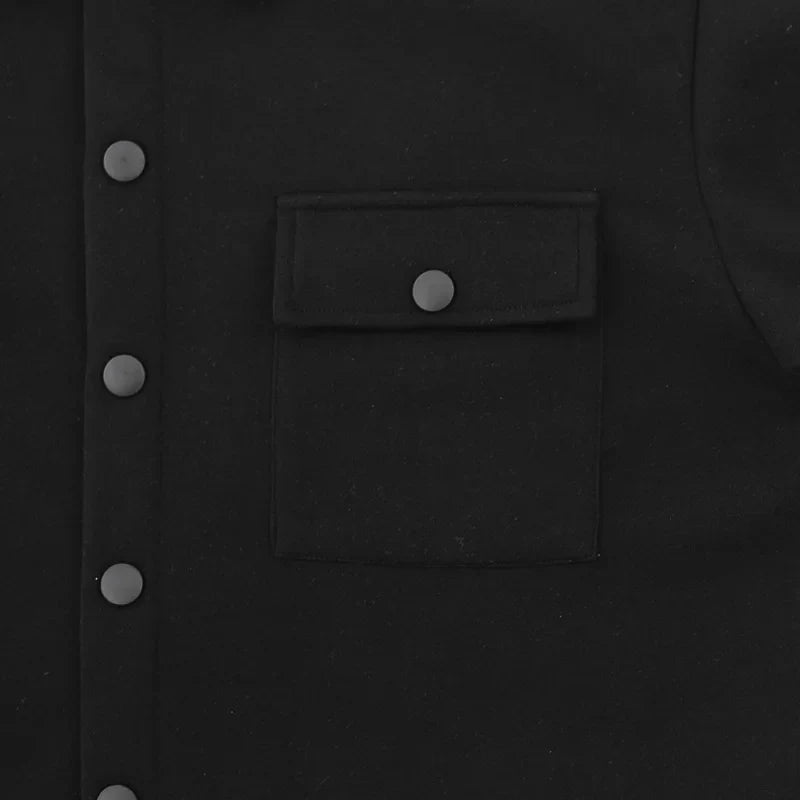 Overshirt – Slim Fit – Knopfleiste – Hemdjacke – Herrenjacke-HauteBerlin