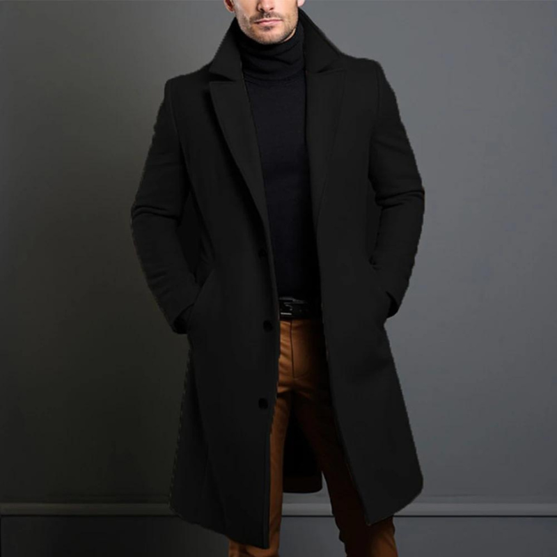 Pepin Langer Trenchcoat für Männer-HauteBerlin