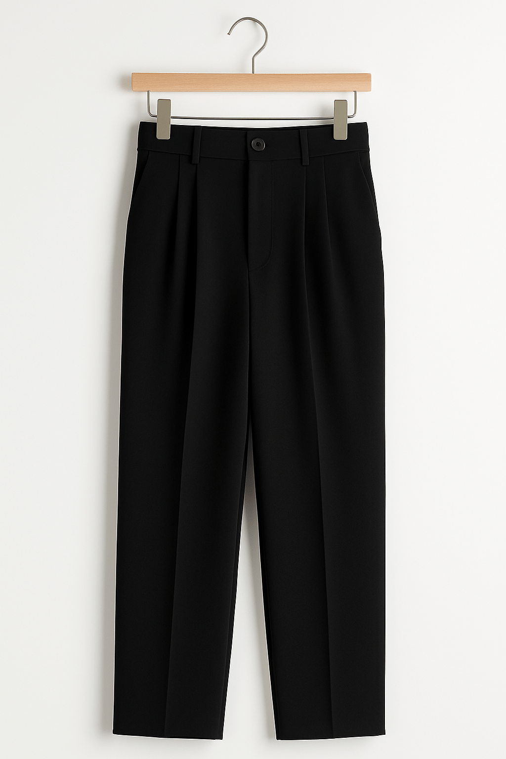 Plisseehose – Hohe Taille – Locker sitzend – Weite Hosenbeine – Damenhose-HauteBerlin