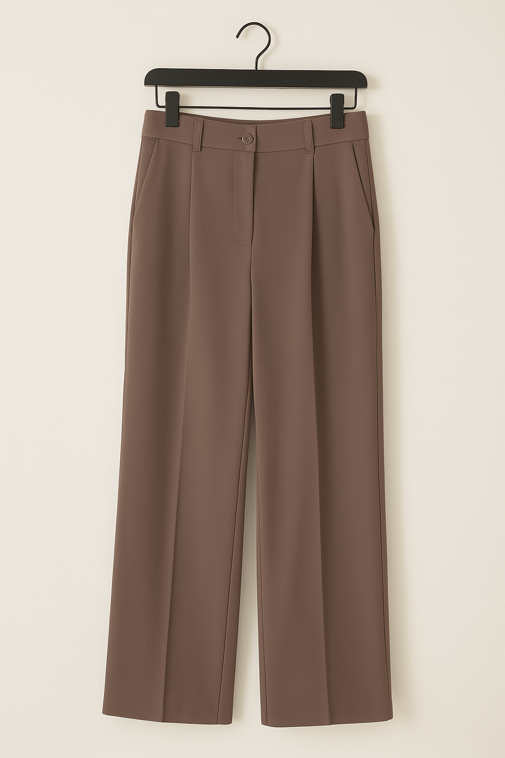 Plisseehose – Hohe Taille – Locker sitzend – Weite Hosenbeine – Damenhose-HauteBerlin