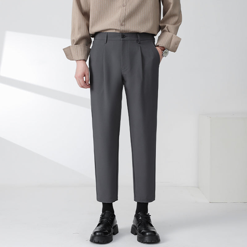 Plisseehose | Stilvoll | Gerader Schnitt | Smart-Casual-Hose | Herrenhose-HauteBerlin