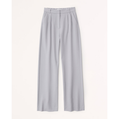 Plisseehose – Stylisch – Hohe Taille – Weite Hosenbeine – Damenhose-HauteBerlin