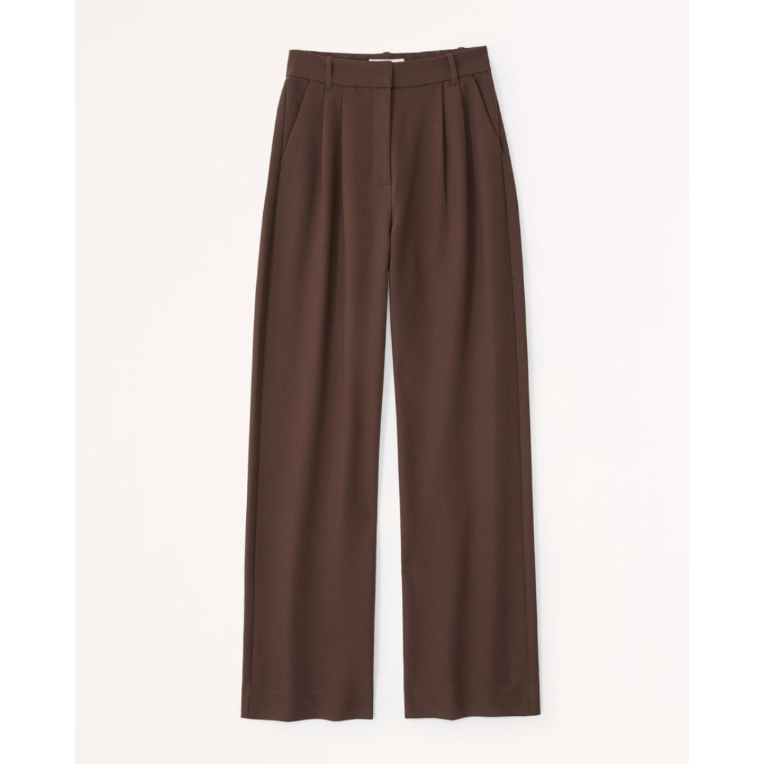 Plisseehose – Stylisch – Hohe Taille – Weite Hosenbeine – Damenhose-HauteBerlin