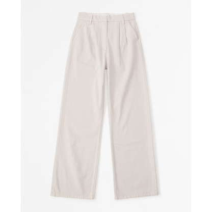 Plisseehose – Stylisch – Hohe Taille – Weite Hosenbeine – Damenhose-HauteBerlin