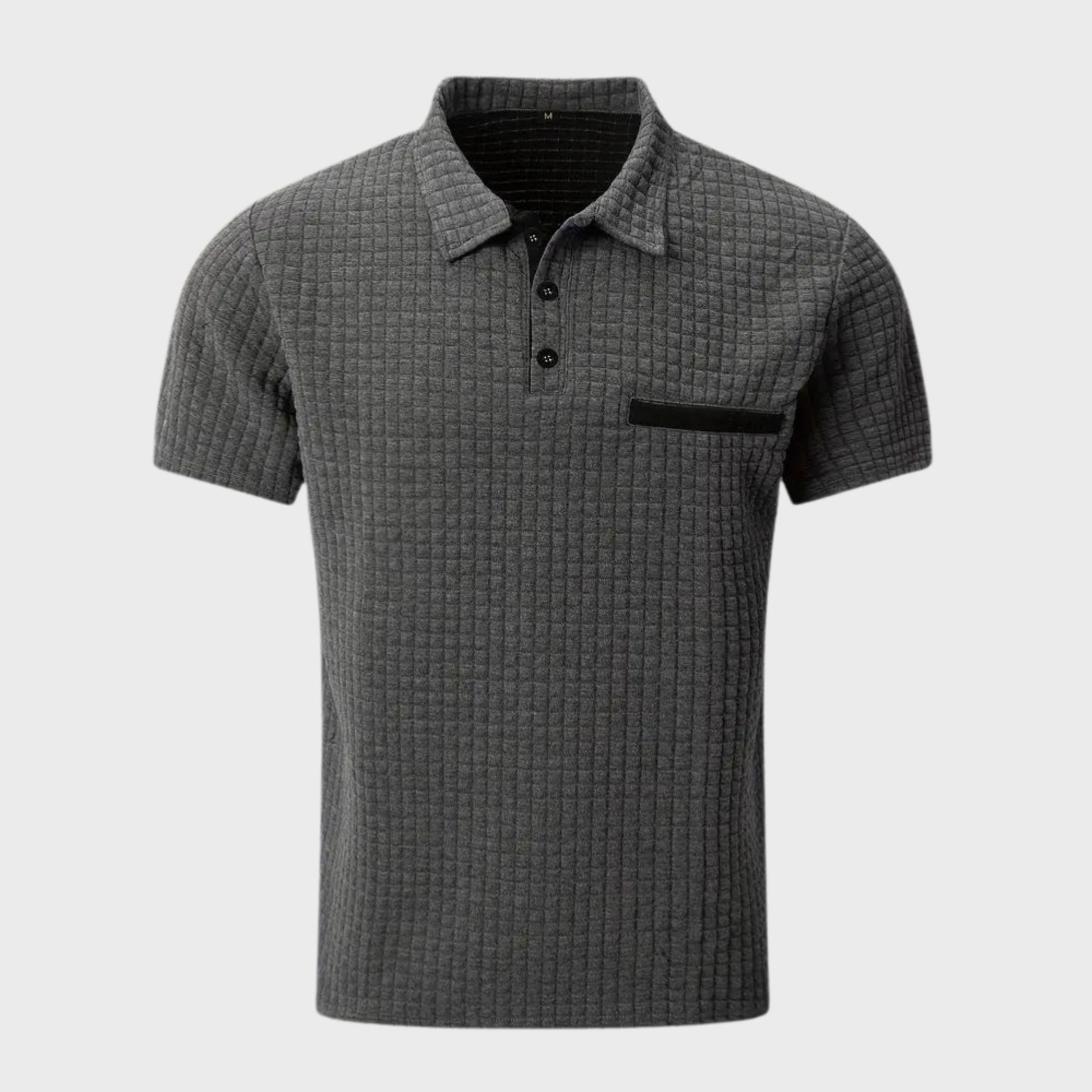 Polo-Shirt | Knopfleiste am Kragen | Brusttasche | T-Shirt mit Kragen | Polo-Shirts für Männer-HauteBerlin
