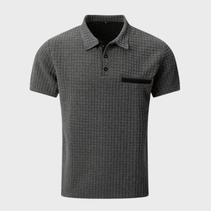 Polo-Shirt | Knopfleiste am Kragen | Brusttasche | T-Shirt mit Kragen | Polo-Shirts für Männer-HauteBerlin