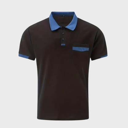 Polo-Shirt | Kurzarm | Knopfleiste | Kragen-T-Shirt | Herrenhemden-HauteBerlin