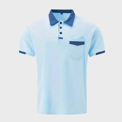 Polo-Shirt | Kurzarm | Knopfleiste | Kragen-T-Shirt | Herrenhemden-HauteBerlin