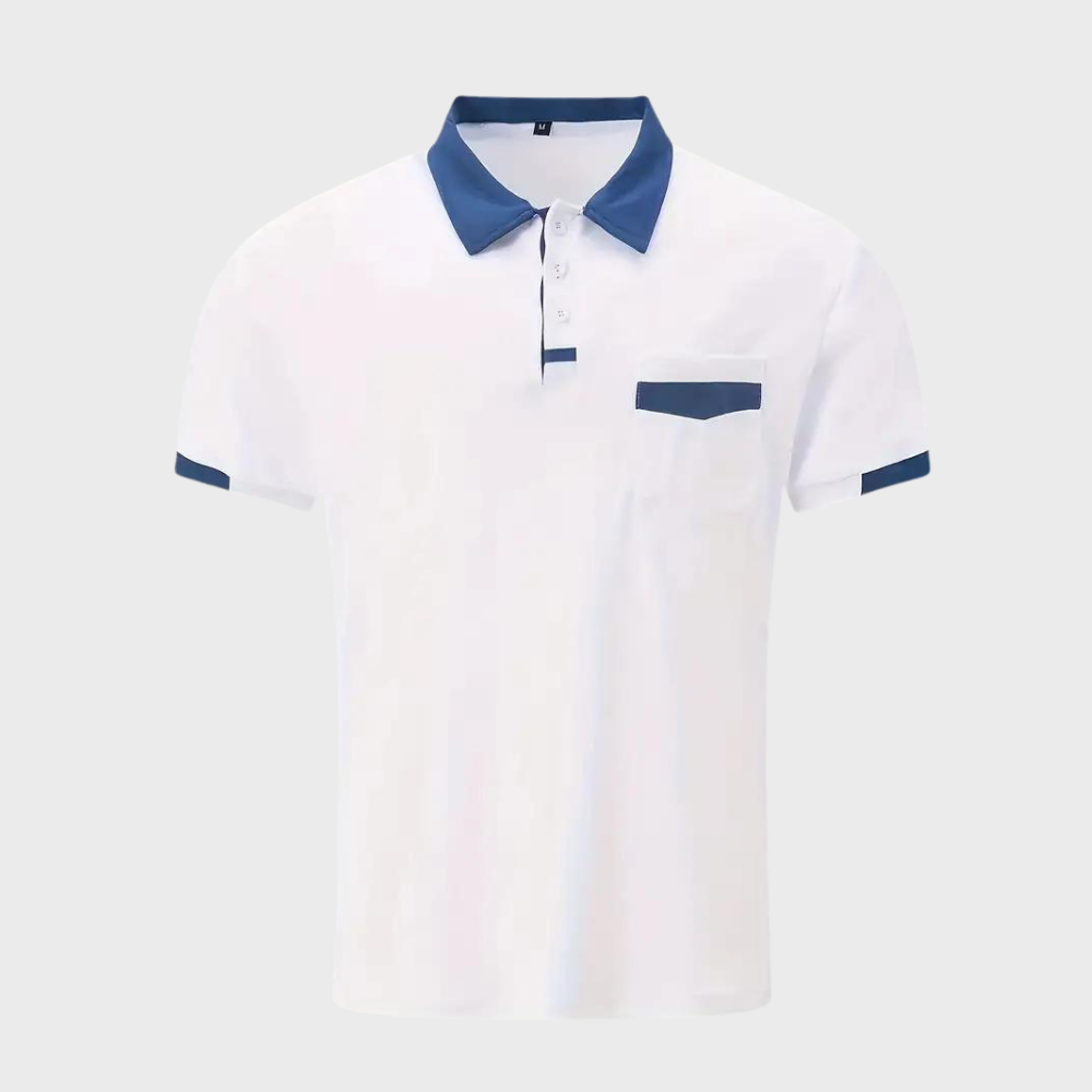 Polo-Shirt | Kurzarm | Knopfleiste | Kragen-T-Shirt | Herrenhemden-HauteBerlin