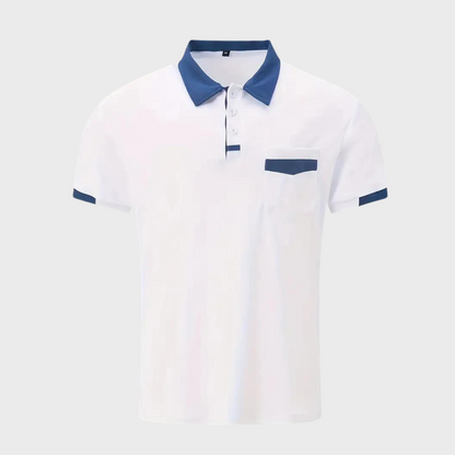 Polo-Shirt | Kurzarm | Knopfleiste | Kragen-T-Shirt | Herrenhemden-HauteBerlin