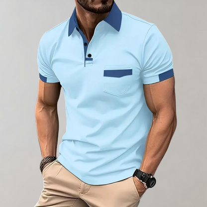 Polo-Shirt | Kurzarm | Knopfleiste | Kragen-T-Shirt | Herrenhemden-HauteBerlin