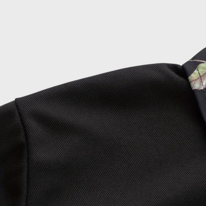 Polo-T-Shirt | Blumenmuster | Kurzarm | Polohemden | Herrenbekleidung-HauteBerlin