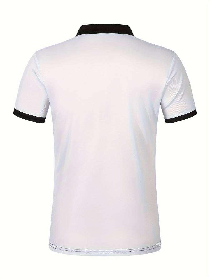 Polo T-Shirt | Gestreift | Kurzarm | Poloshirts | Herrenhemden-HauteBerlin