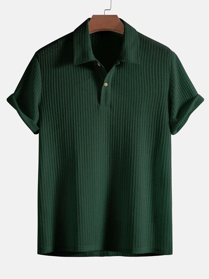 Polo-T-Shirt – Herren-T-Shirt mit Kragen, Knopfleiste und kurzen Ärmeln-HauteBerlin