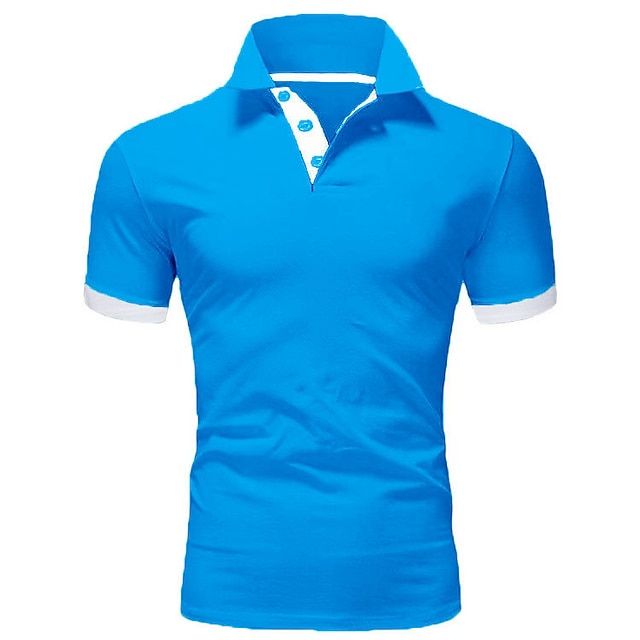 Polo T-Shirt | Kurzarm | Halsband | Polohemd | Herrenhemden-HauteBerlin