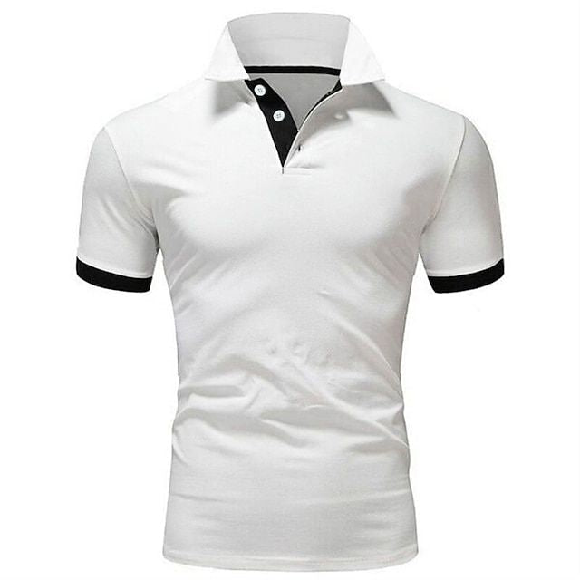 Polo T-Shirt | Kurzarm | Halsband | Polohemd | Herrenhemden-HauteBerlin