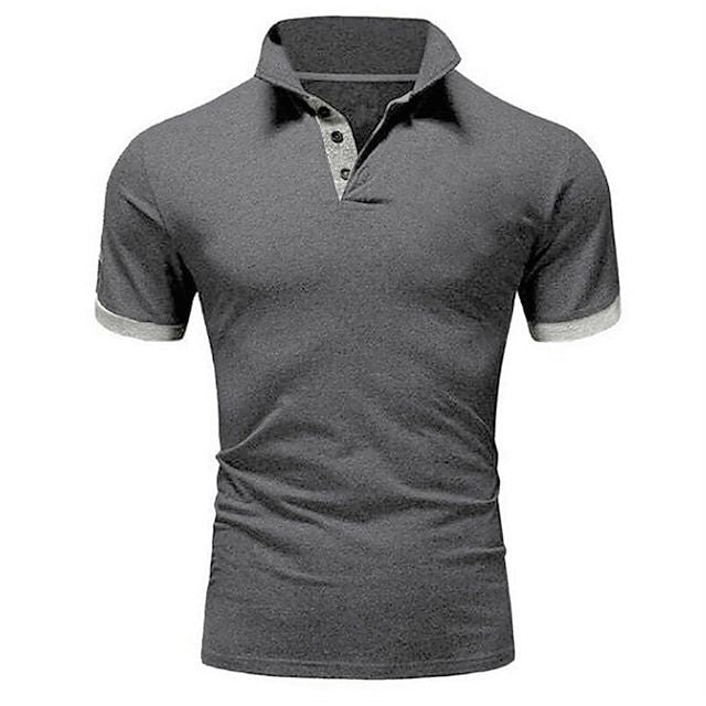 Polo T-Shirt | Kurzarm | Halsband | Polohemd | Herrenhemden-HauteBerlin