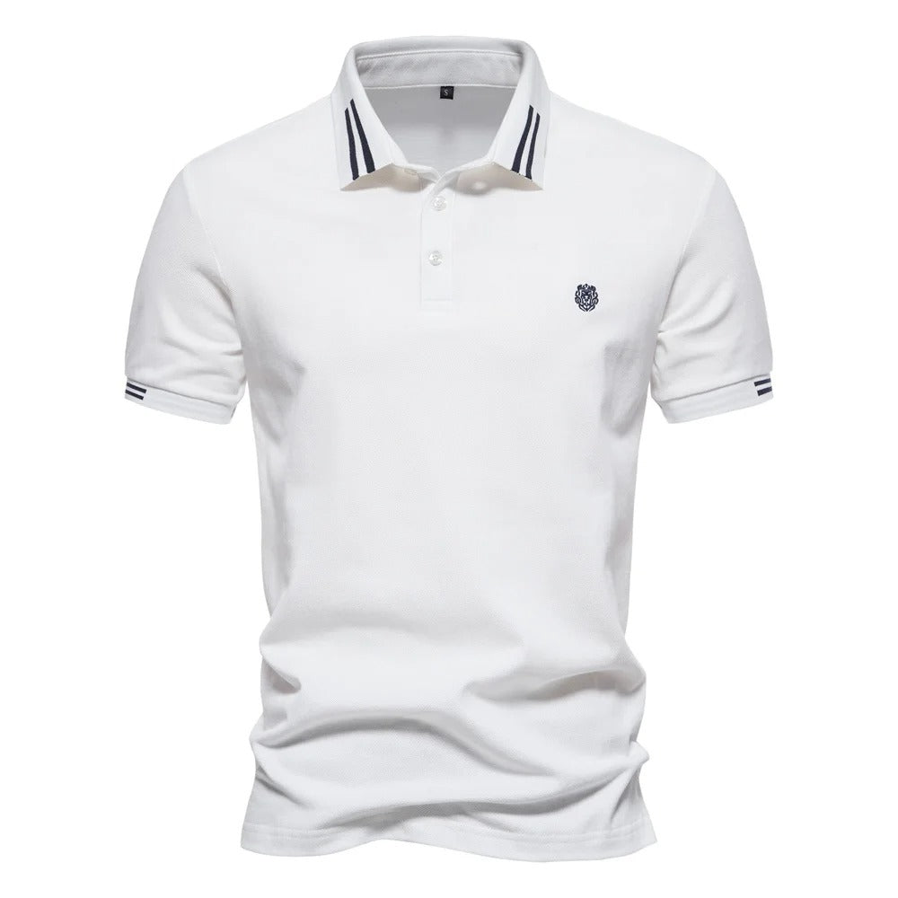 Polo T-Shirt - Slim Fit - Umlegekragen - Poloshirts - Herren T-Shirts-HauteBerlin