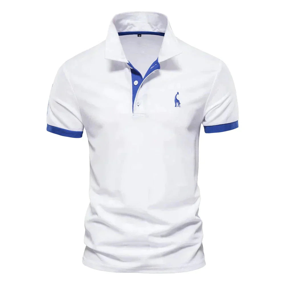 Polohemd | Halber Knopf | Kurzarm | Polo T-Shirt | Herrenhemd-HauteBerlin