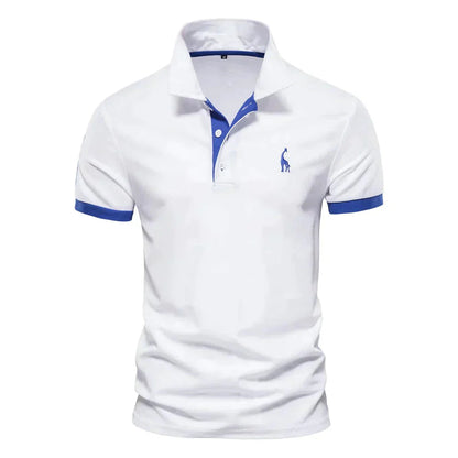 Polohemd | Halber Knopf | Kurzarm | Polo T-Shirt | Herrenhemd-HauteBerlin