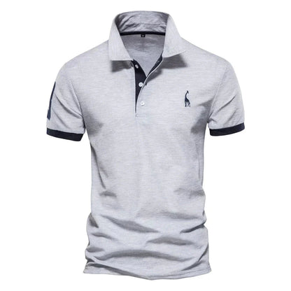 Polohemd | Halber Knopf | Kurzarm | Polo T-Shirt | Herrenhemd-HauteBerlin
