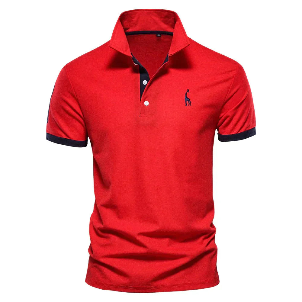 Polohemd | Halber Knopf | Kurzarm | Polo T-Shirt | Herrenhemd-HauteBerlin