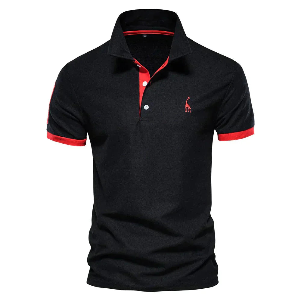 Polohemd | Halber Knopf | Kurzarm | Polo T-Shirt | Herrenhemd-HauteBerlin