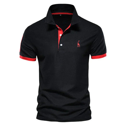 Polohemd | Halber Knopf | Kurzarm | Polo T-Shirt | Herrenhemd-HauteBerlin