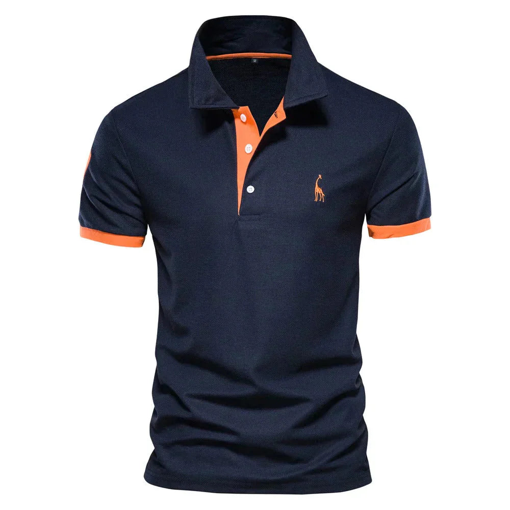 Polohemd | Halber Knopf | Kurzarm | Polo T-Shirt | Herrenhemd-HauteBerlin