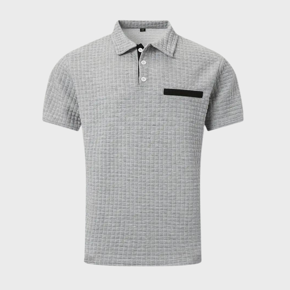 Polohemd - Herren Polohemd mit Knopfleiste für den Sommer-HauteBerlin