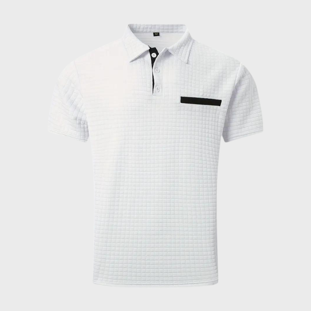 Polohemd - Herren Polohemd mit Knopfleiste für den Sommer-HauteBerlin