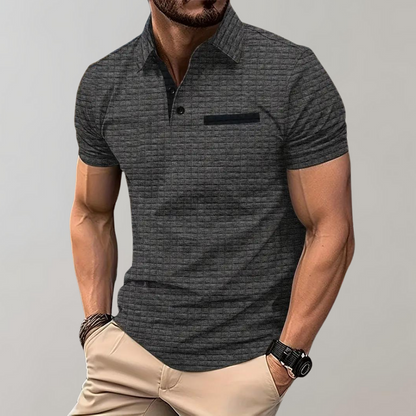 Polohemd - Herren Polohemd mit Knopfleiste für den Sommer-HauteBerlin